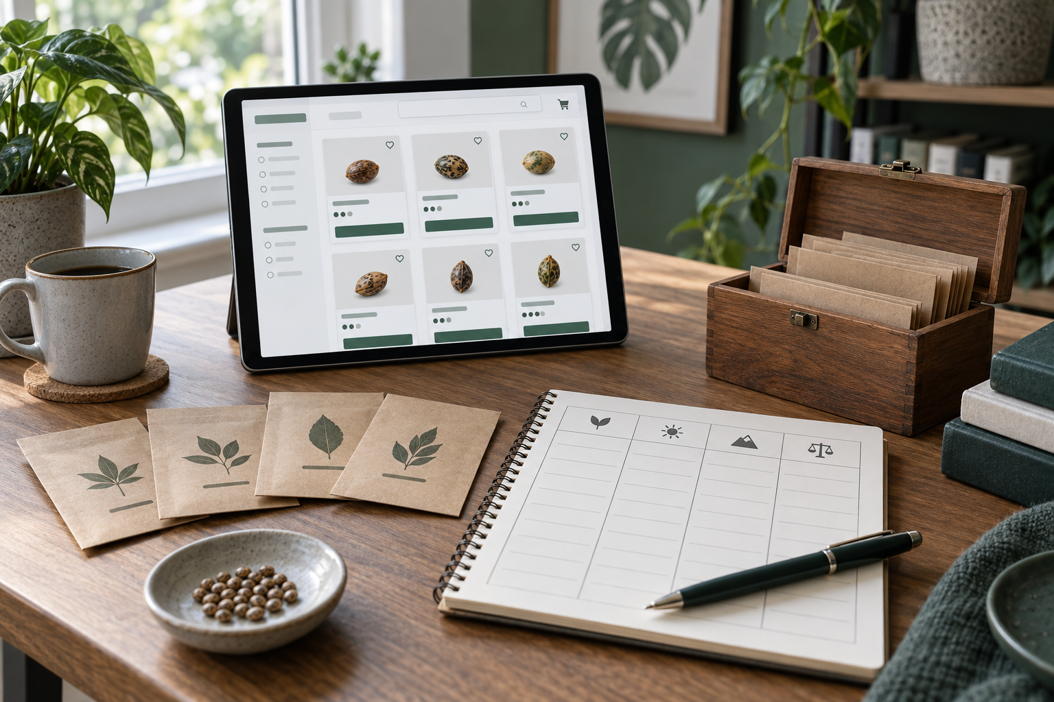 Cannabiszaden vergelijken voor Hoe gebruik je de homepage van Master of Seeds als startpunt